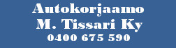 Autokorjaamo M.Tissari Ky logo